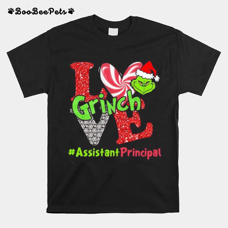 Love Grinch Assistant Principal Christmas T-Shirt