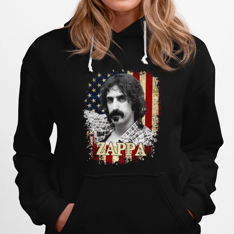 Love Guitar Musical Legends Frank Zebra Hoodie