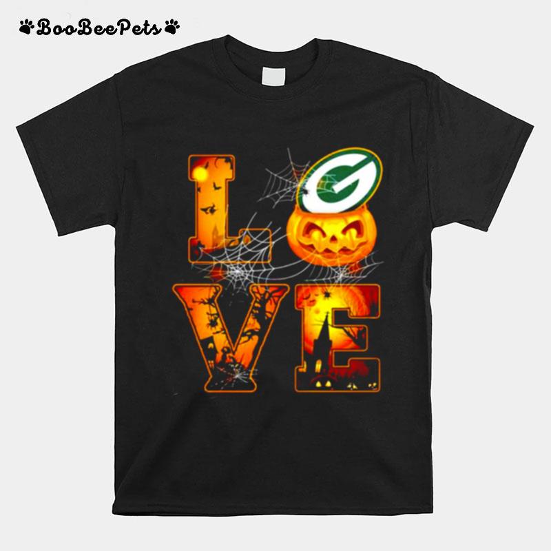 Love Halloween Green Bay Packer T-Shirt