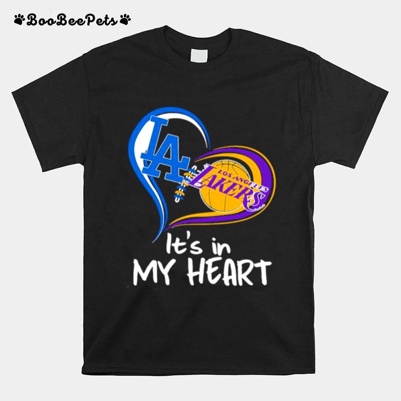 Love Los Angeles Lakers Its In My Heart T-Shirt