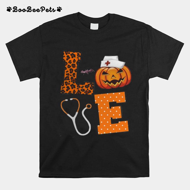Love Nurse Pumpkin T-Shirt