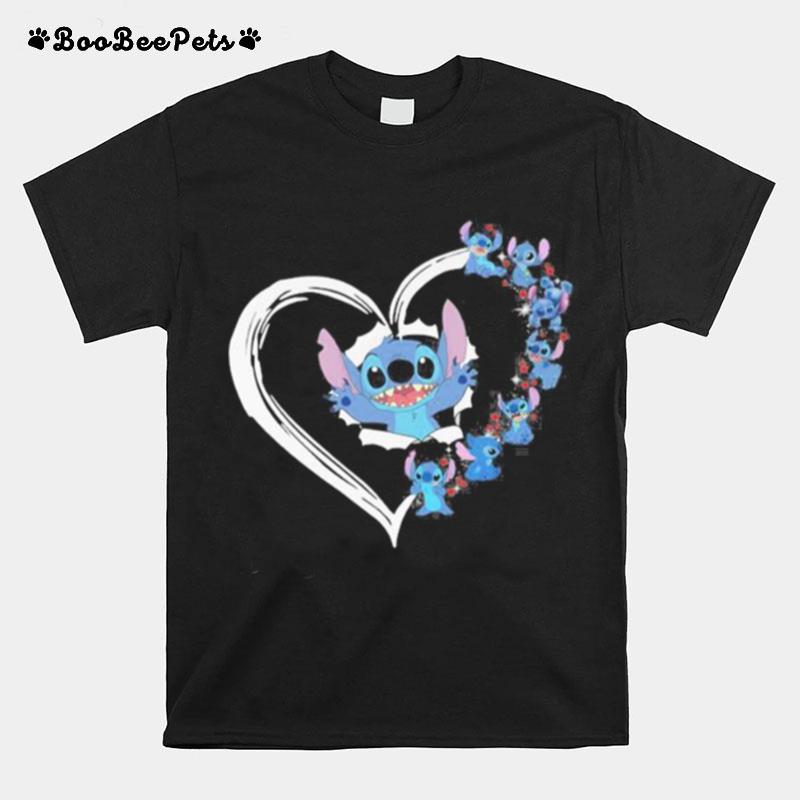 Love Stitch Ohana Heart T-Shirt