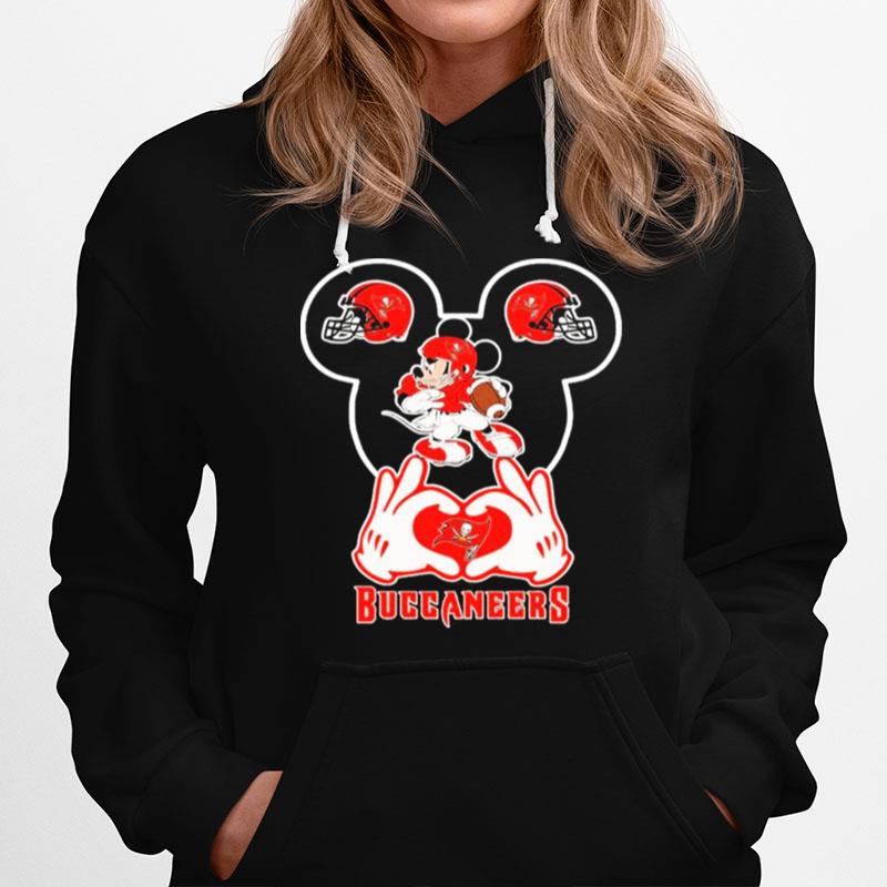 Love Tampa Bay Buccaneers Mickey Mouse Hoodie