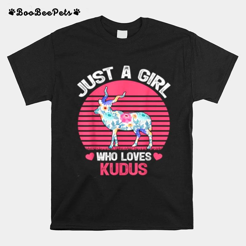 Lover Just A Girl Who Loves Kudus Tee T-Shirt