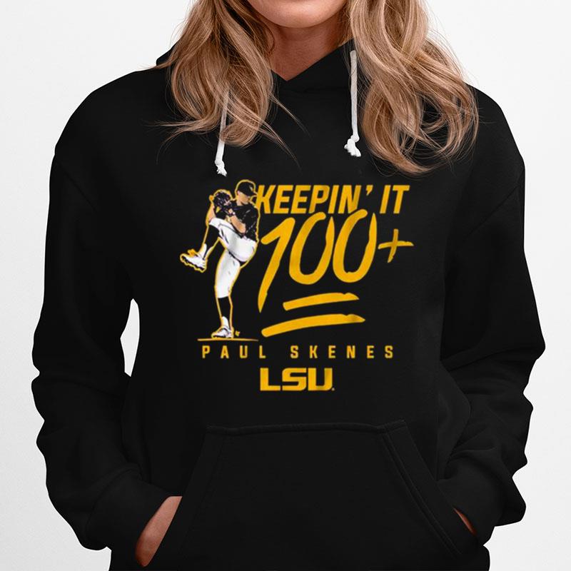 Lsu Baseball Paul Skenes Keepin It 100 Hoodie