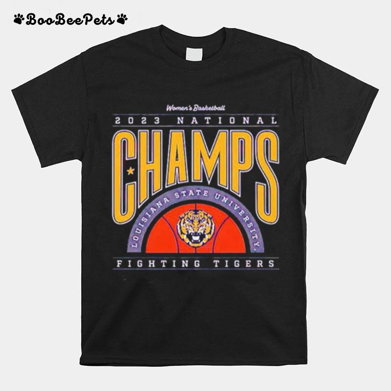 Lsu Tigers 2023 Ncaa Womens Basketball National Champions Ball T-Shirt