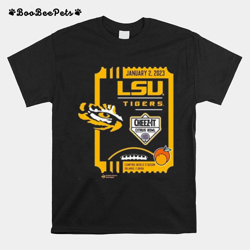 Lsu Tigers January 2 2023 Cheez It Orlando Citrus Bowl Copy T-Shirt