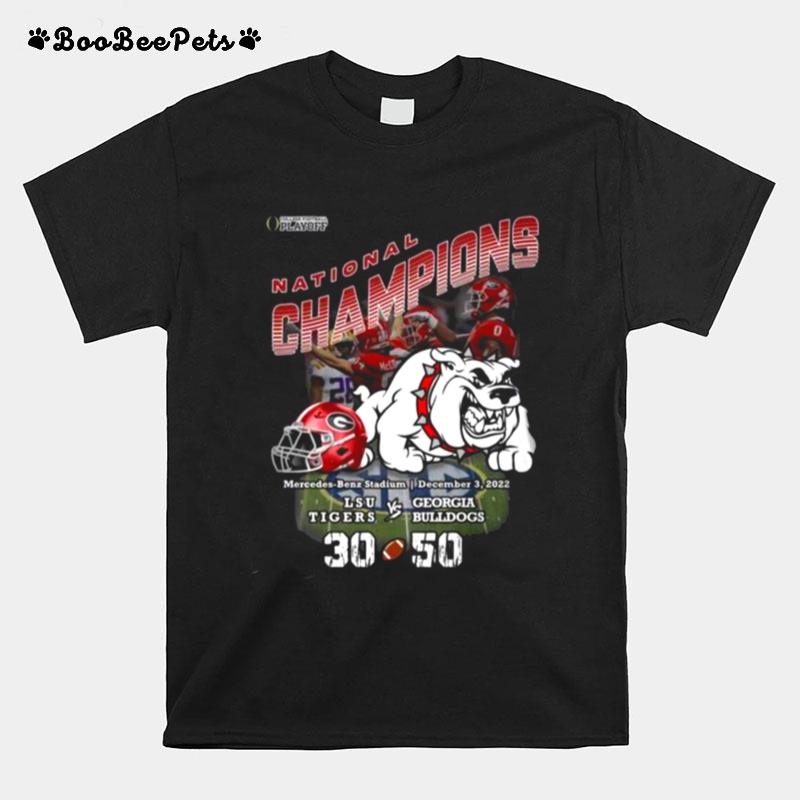 Lsu Tigers Vs Georgia Bulldogs National Champions 2022 T-Shirt