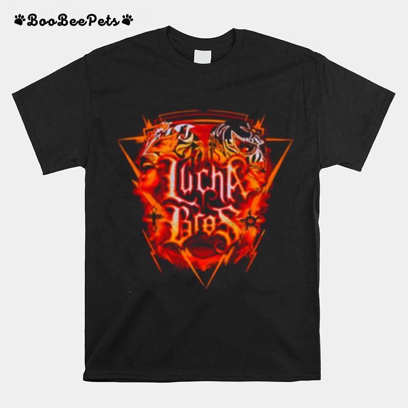 Lucha Bros Fire T-Shirt