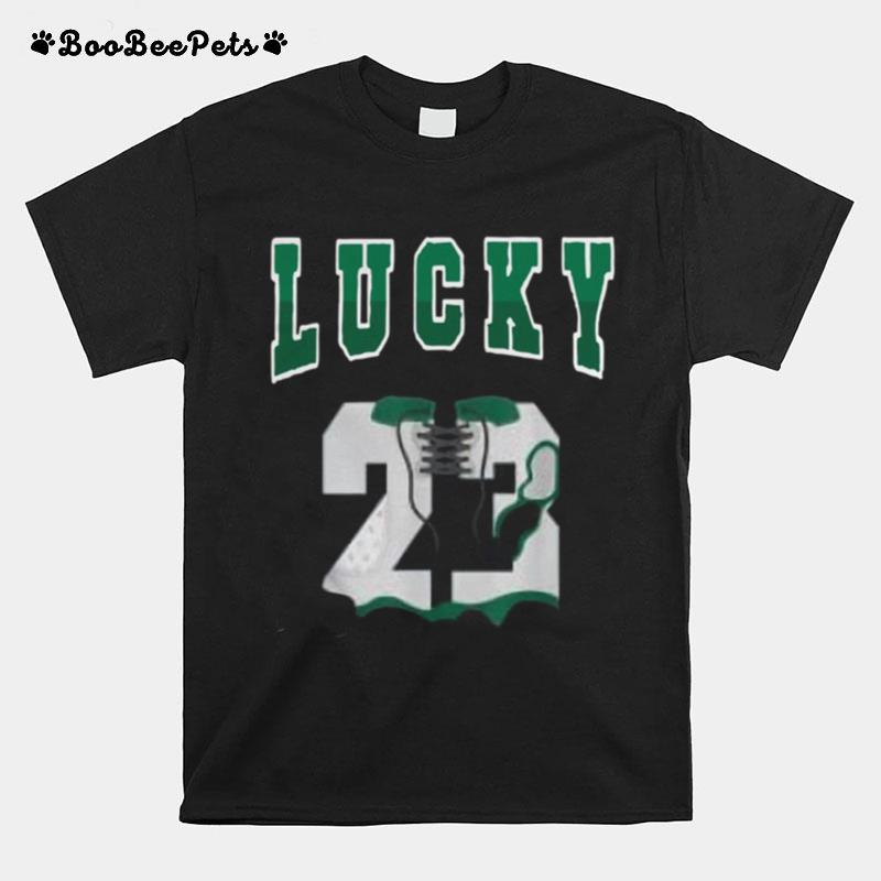 Lucky 23 Made To Match Jordan 13 Lucky Green Retro T-Shirt