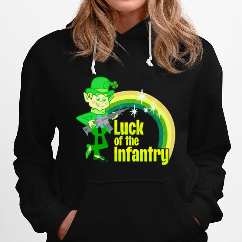 Lucky Of The Infantry St Patrick Day Hoodie