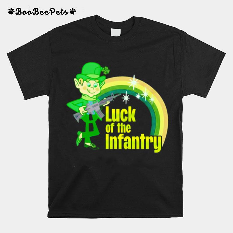 Lucky Of The Infantry St Patrick Day T-Shirt