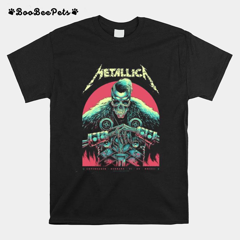 Luke Preece Metallica Copenhagen Denmark Poster 2022 T-Shirt