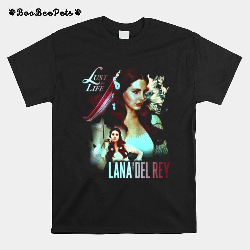 Lust For Life Design Retro Lana Del Rey Portrait T-Shirt