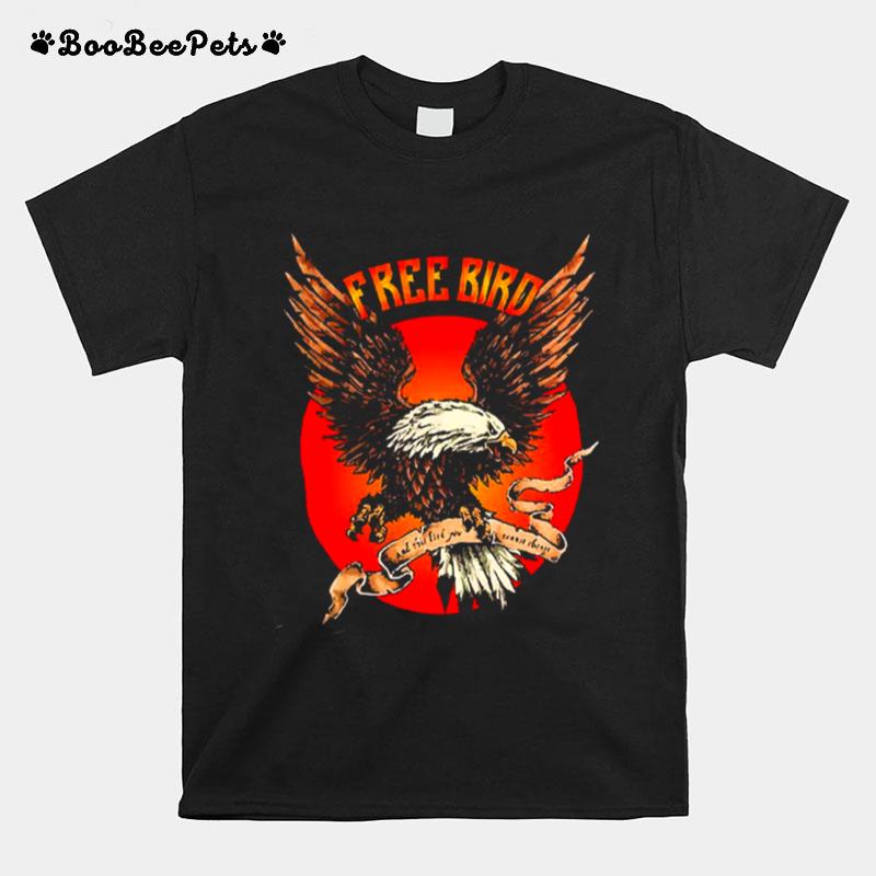 Lynyrd Skynyrd Free Bird Vintage Retro Art Copy T-Shirt
