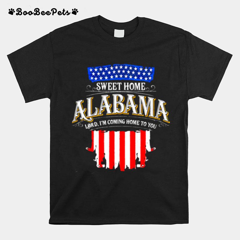 Lyricverse Sweet Home Alabama Lord Im Coming Home To You T-Shirt