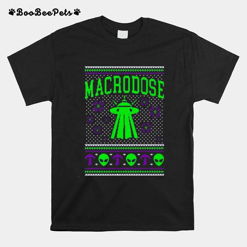 Macrodose Ufo Ugly Christmas 2022 T-Shirt