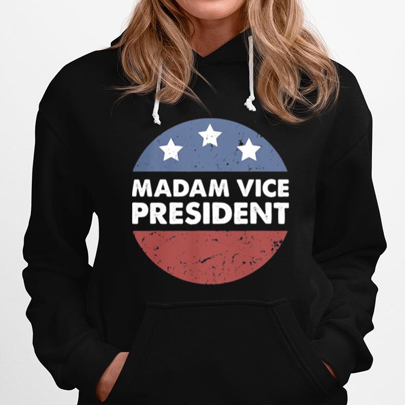 Madam Vice President Election Stars Circle Vintage Hoodie