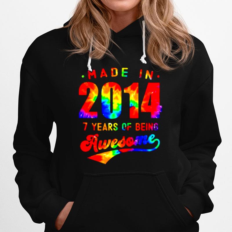 Made In 2014 7 Years Of Being Awesome Hoodie