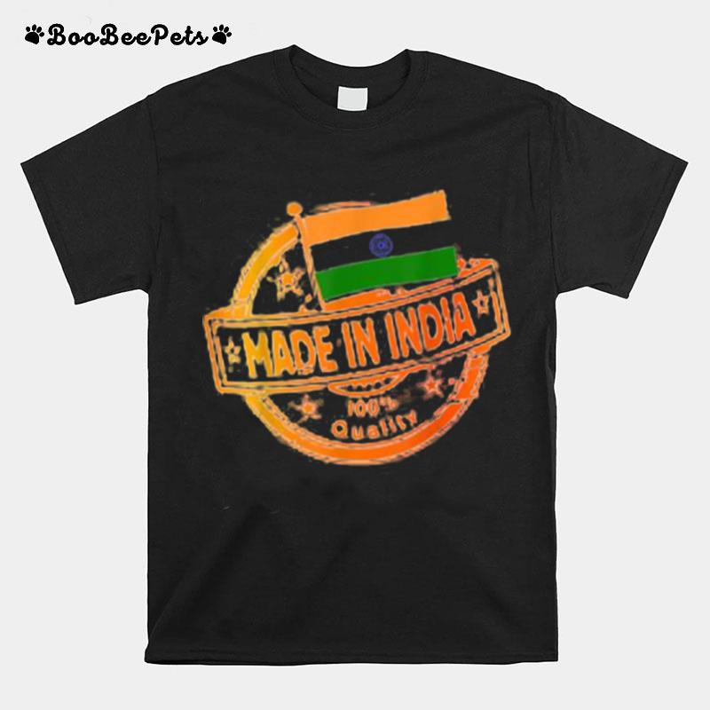 Made In India Flag T-Shirt