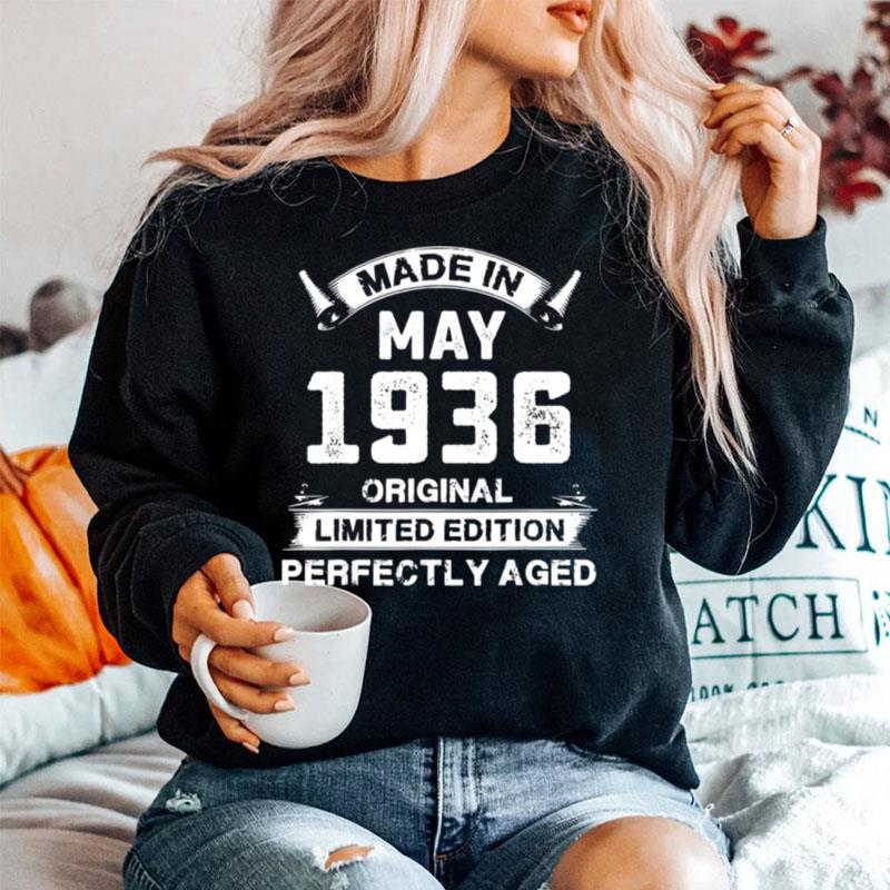 Made In May 1936 85Th Birthday For 85 Years Old Sweater
