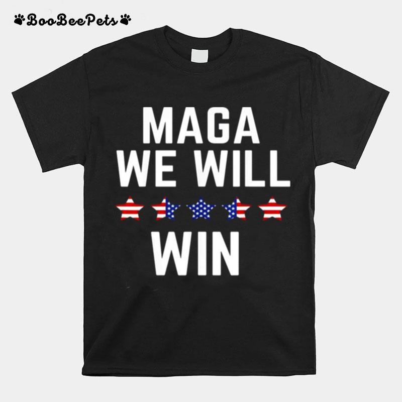 Maga We Will Win Trump 2024 Usa T-Shirt