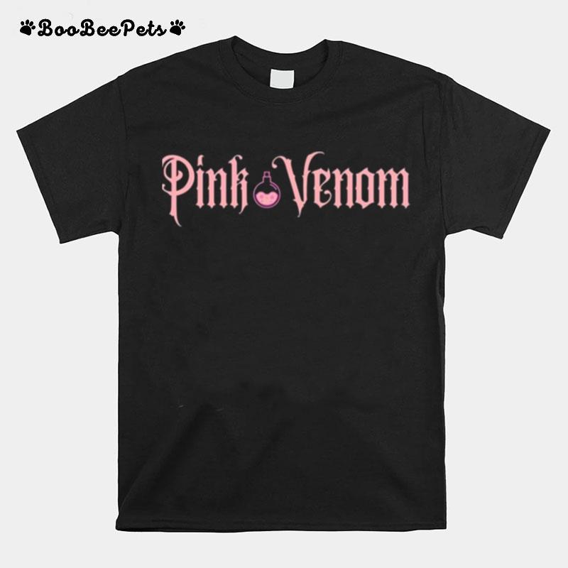 Magic Born Pink Pink Venom Typographic T-Shirt