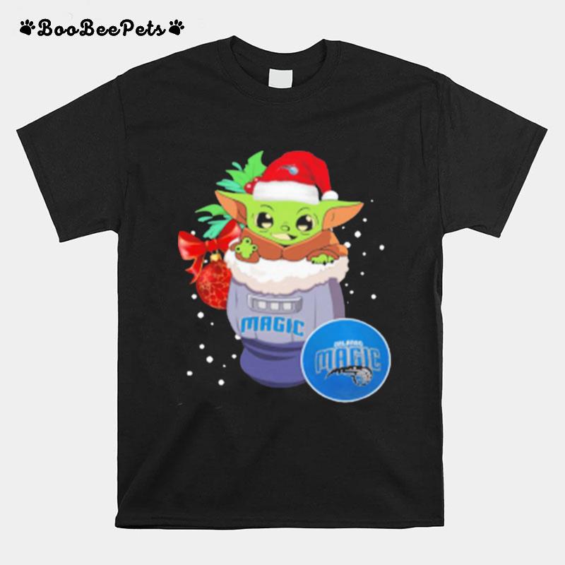 Magic Christmas Baby Yoda Star Wars Nba T-Shirt
