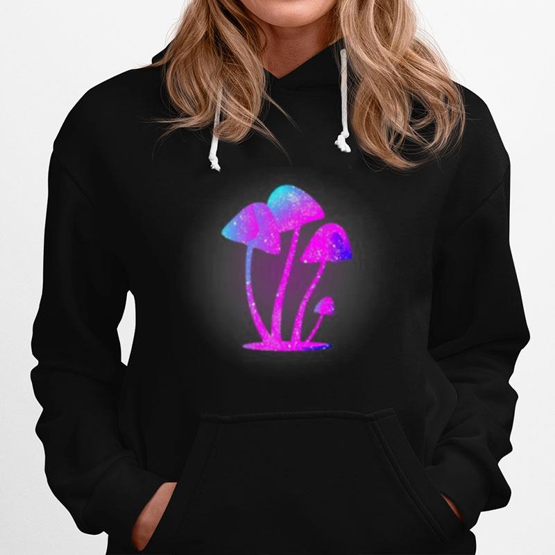 Magic Galaxy Mushroom Shroom Fungi Mycologist Party Rave Hoodie