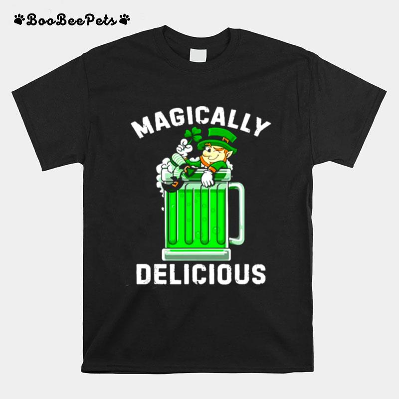 Magically Delicious St Patricks Day Drinking Tee Beer T-Shirt