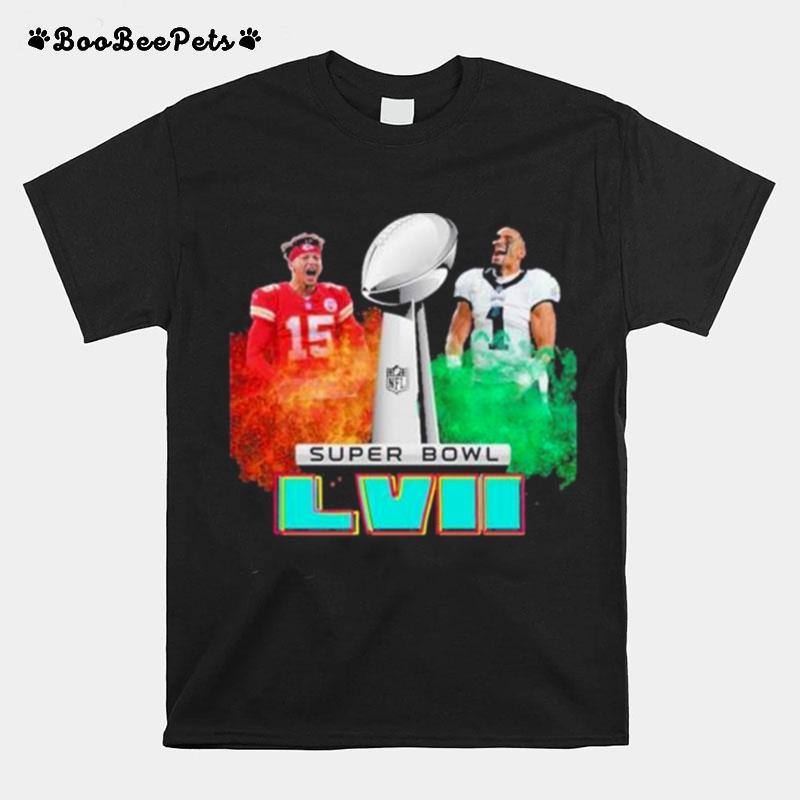 Mahomes And Hurts Super Bowl Lvii 2023 T-Shirt