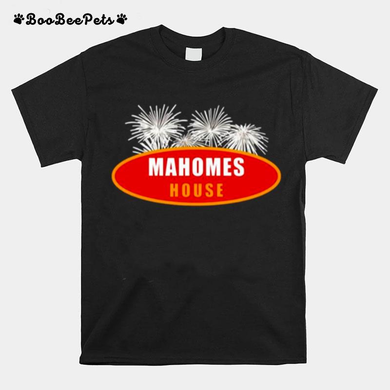 Mahomes House Kansas City Chiefs Fireworks T-Shirt