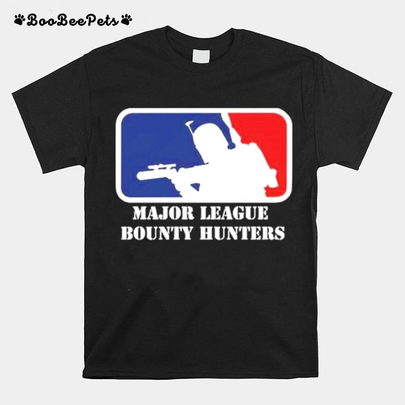 Major League Bounty Hunters Mlb Star Wars Boba T-Shirt