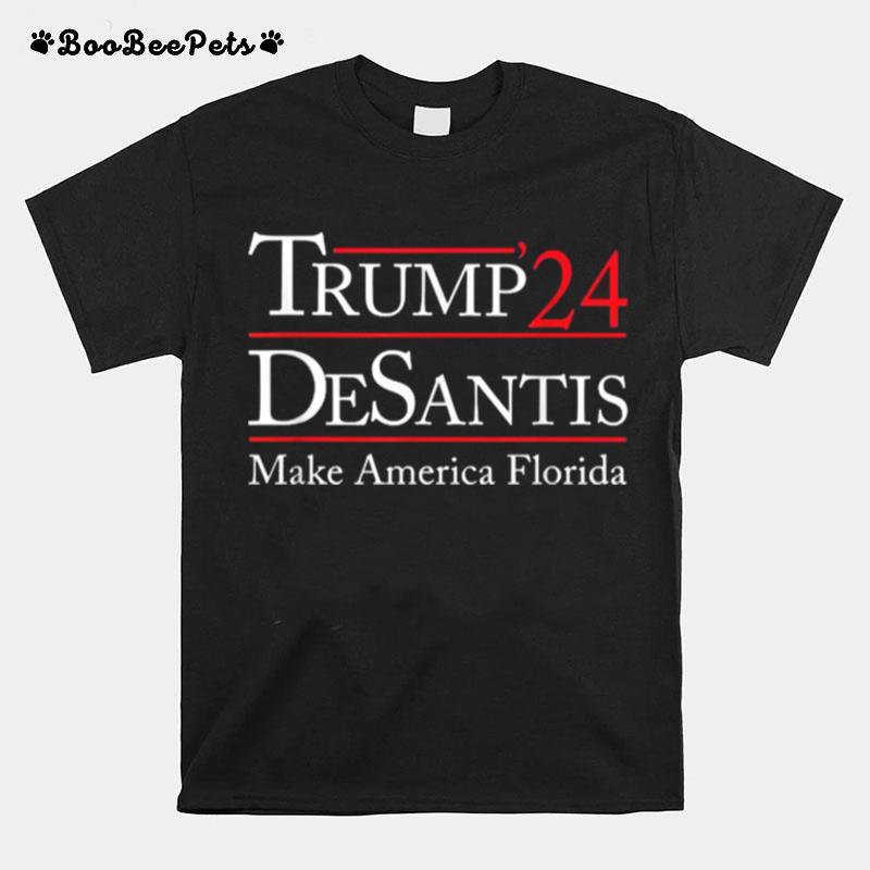 Make America Florida Trump Desantis 2024 Election T-Shirt