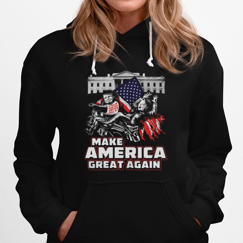 Make America Great Again American Flag Independence Day Hoodie