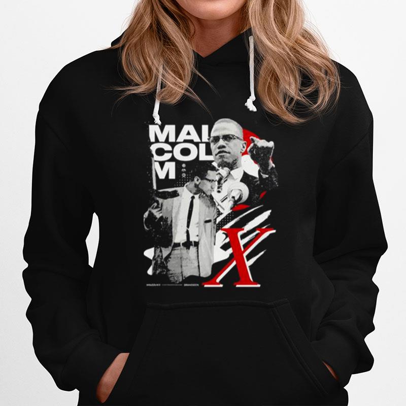 Malcolm X By Any Means Seen Hoodie