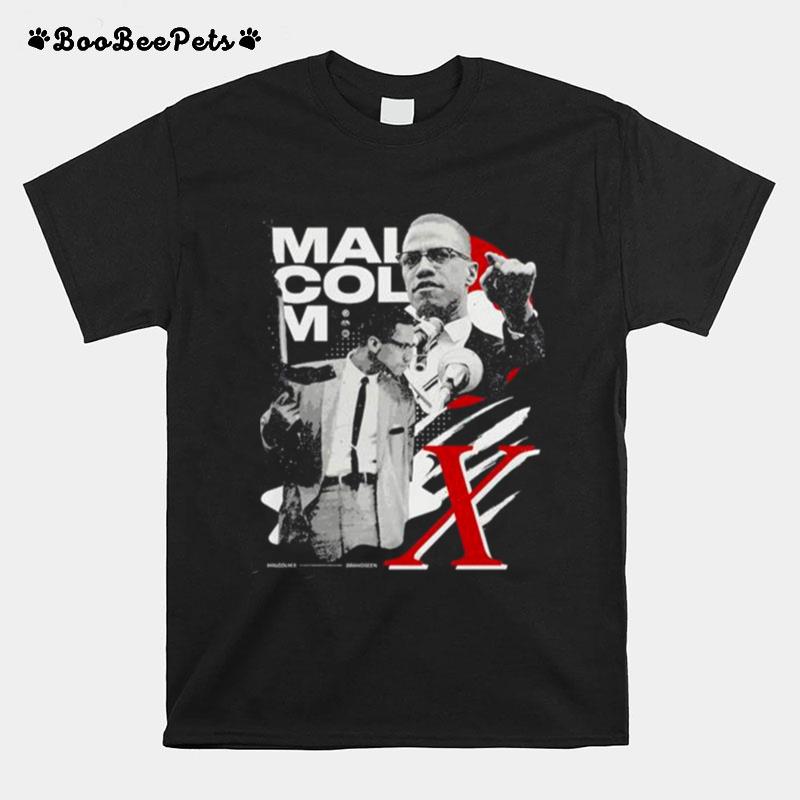 Malcolm X By Any Means Seen T-Shirt