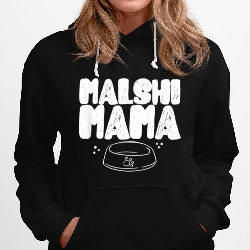 Malshi Mama Mal Shi Dog Owner Cute Mothers Day Puppy Hoodie