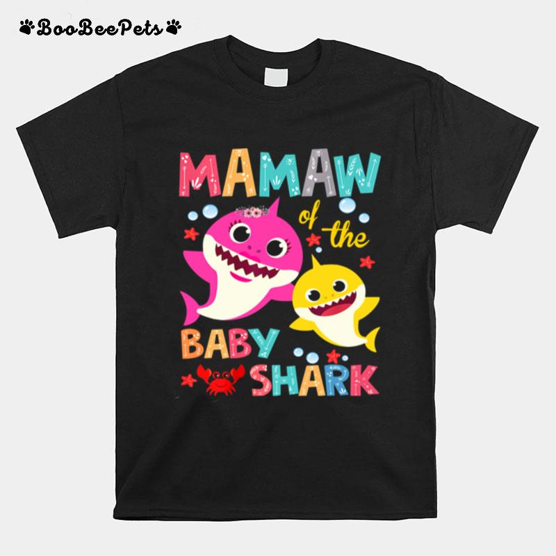 Mamaw Of The Baby Shark Birthday Mamaw Shark T-Shirt