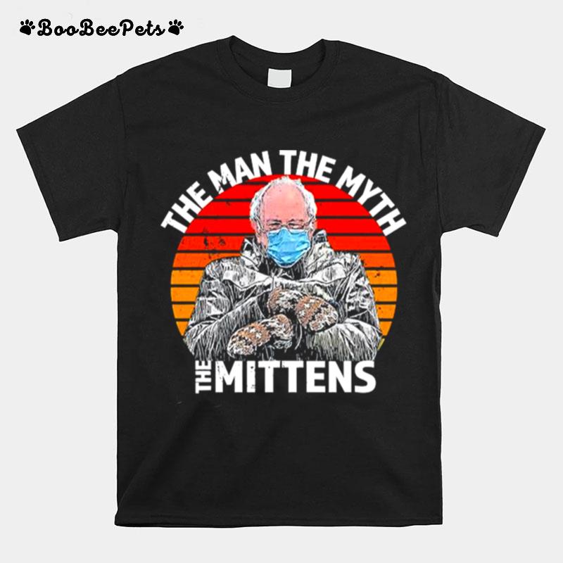 Man Myth Mittens Funny Inauguration Bernie Sanders Meme T-Shirt