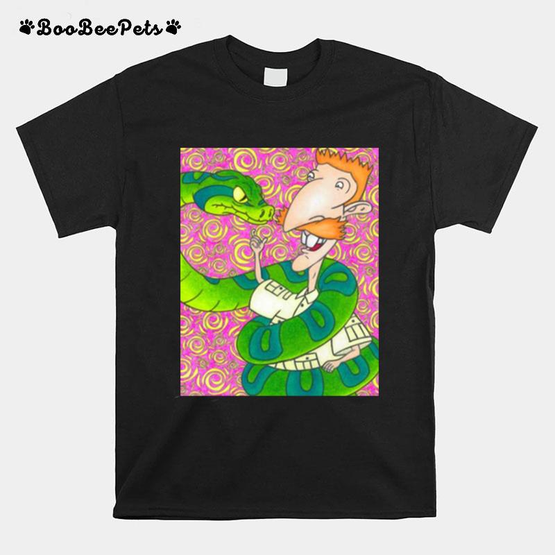 Man Nigel Thornberry Neon Pattern 90S The Wild Thornberrys T-Shirt