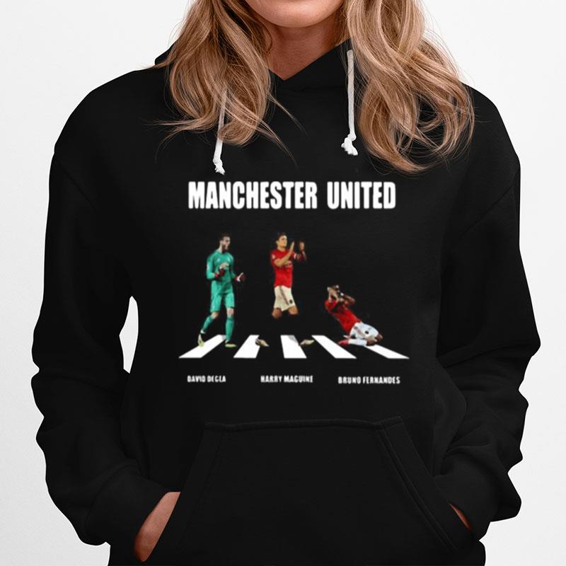 Manchester United Players Crossing The Line Hoodie