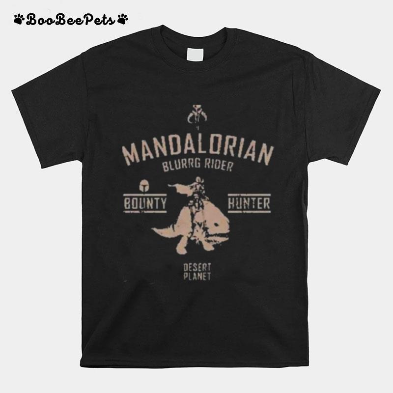 Mandalorian Blurrg Rider Star Wars T-Shirt