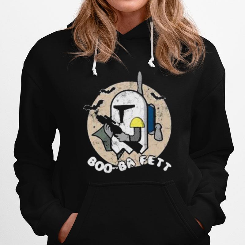 Mandalorian Boo Ba Fett Halloween Spooky Hoodie