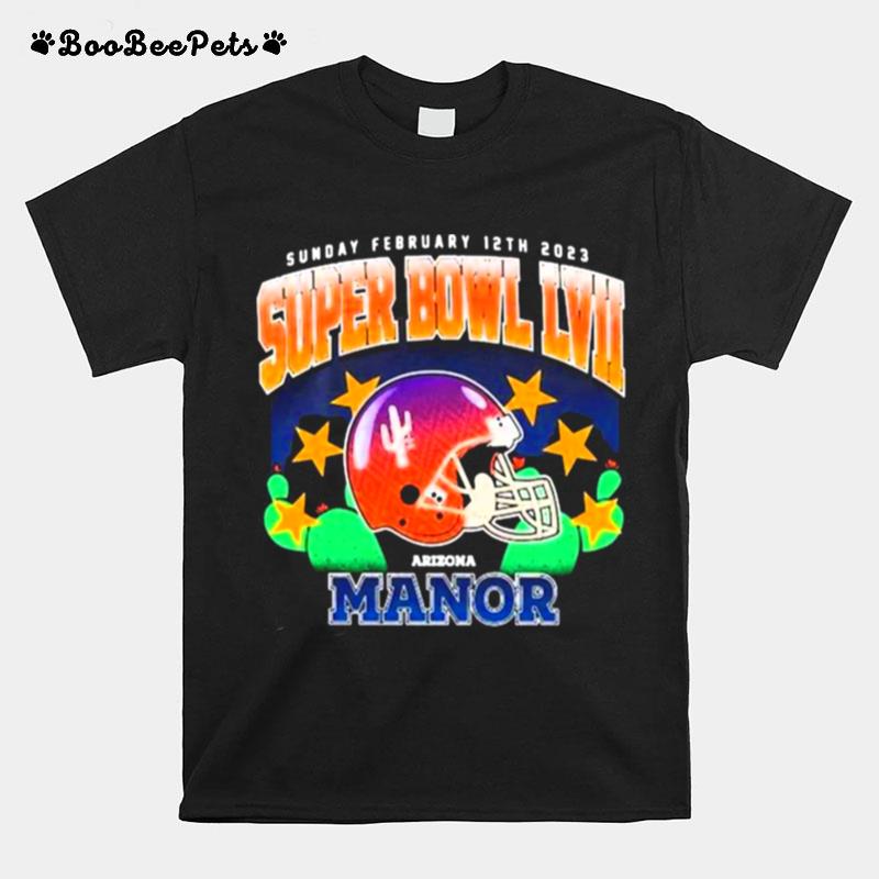 Manor Unisex Super Bowl Lvii Nfl Origins Retro T-Shirt