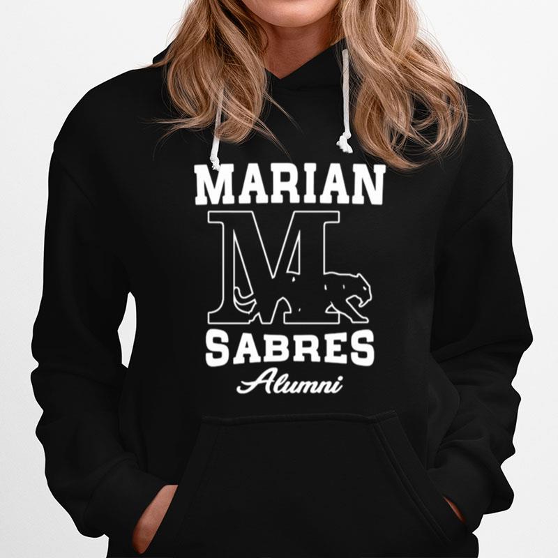 Marian Sabres Alumni Logo Hoodie