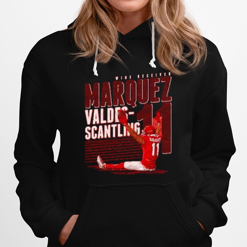 Marquez Valdes Scantling Wide Receiver Kansas City Chiefs Celebrate Hoodie