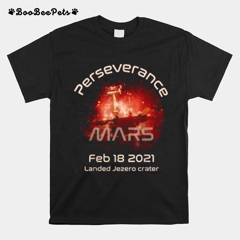 Mars Perseverance Rover Landing Launch Day Commemorative T-Shirt