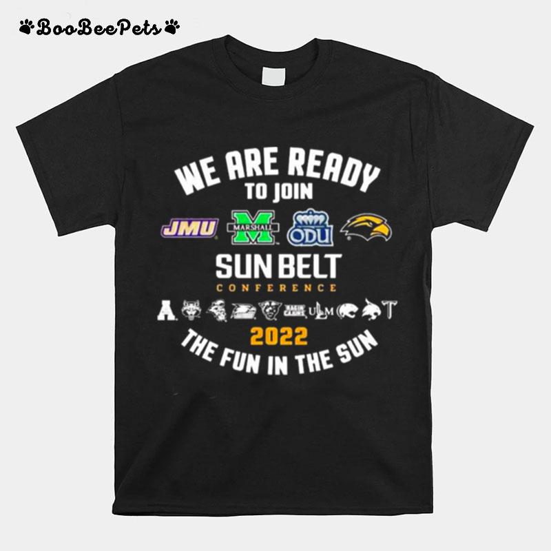 Marshall University Sun Belt Football Conference 2022 Fun In The Sun T-Shirt