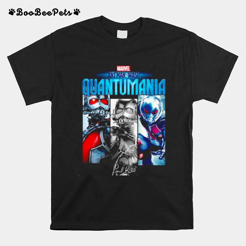Marvel Ant Man And The Wasp Quantumania Signatures T-Shirt